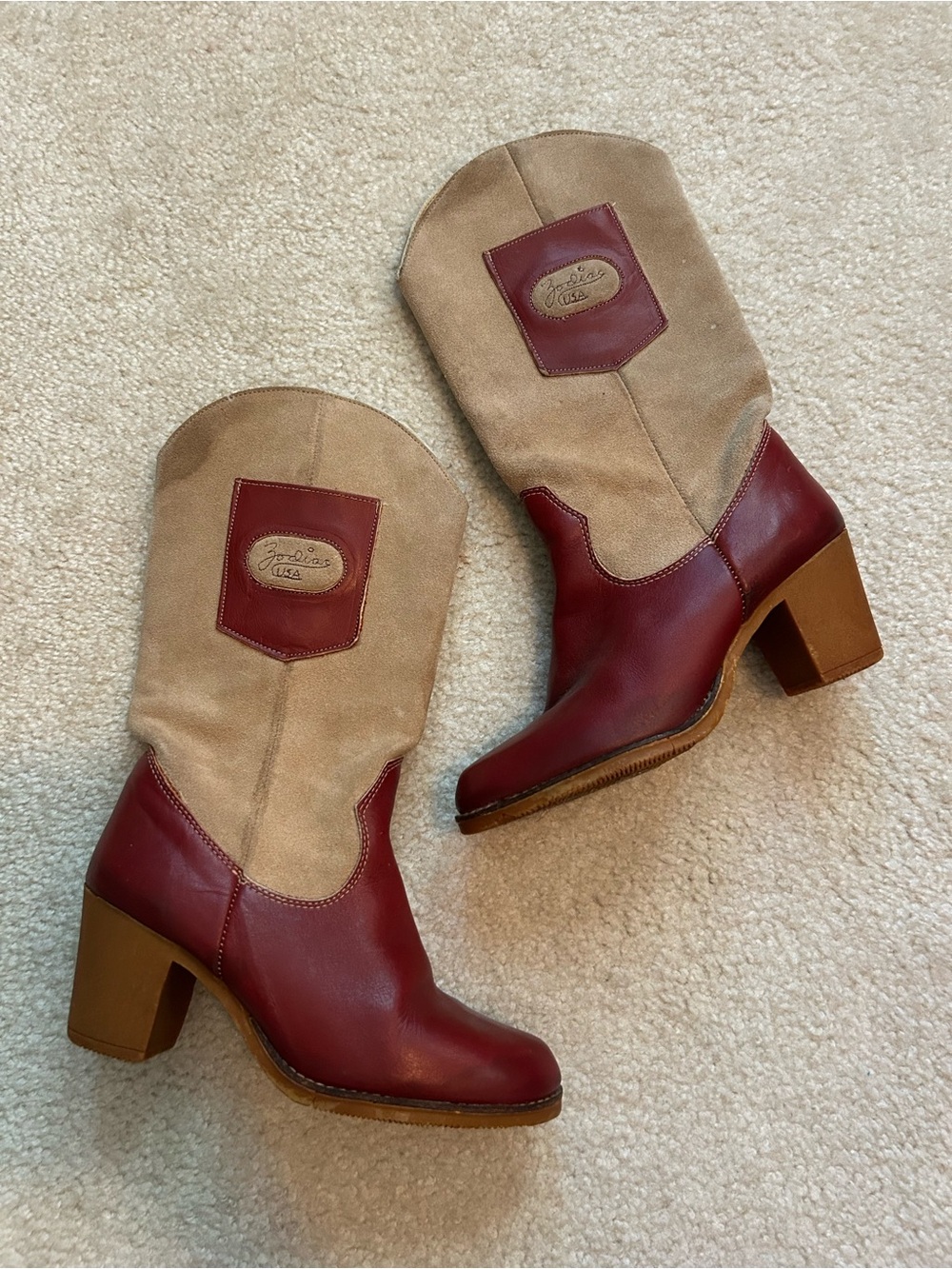 VINTAGE Zodiac Boots Size 6